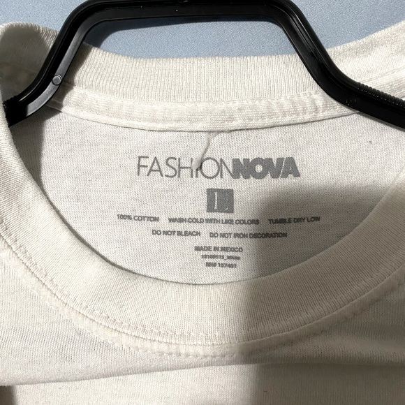 Savage Crop Top - White - Picture 8 of 8